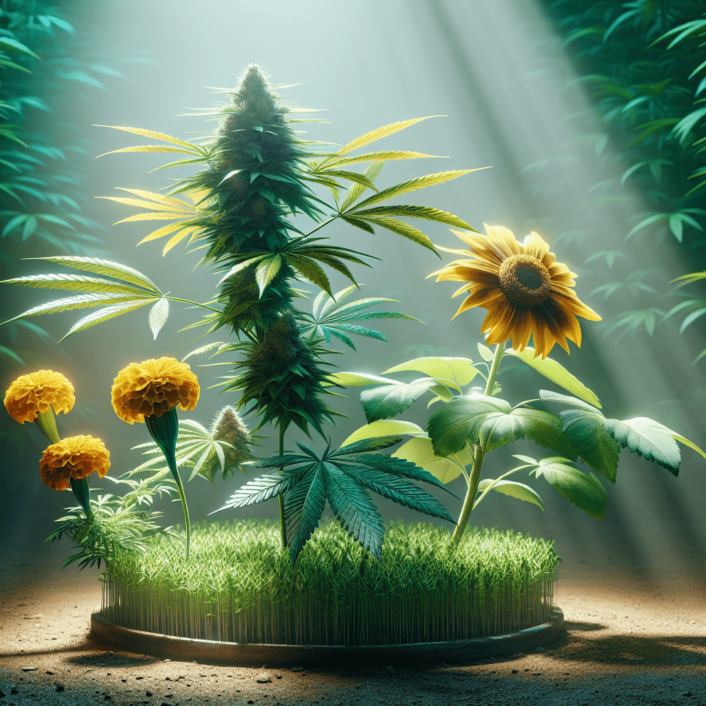 Beipflanzen für Cannabis: Ringelblume und Sonnenblume im Detail - Bud Brothers