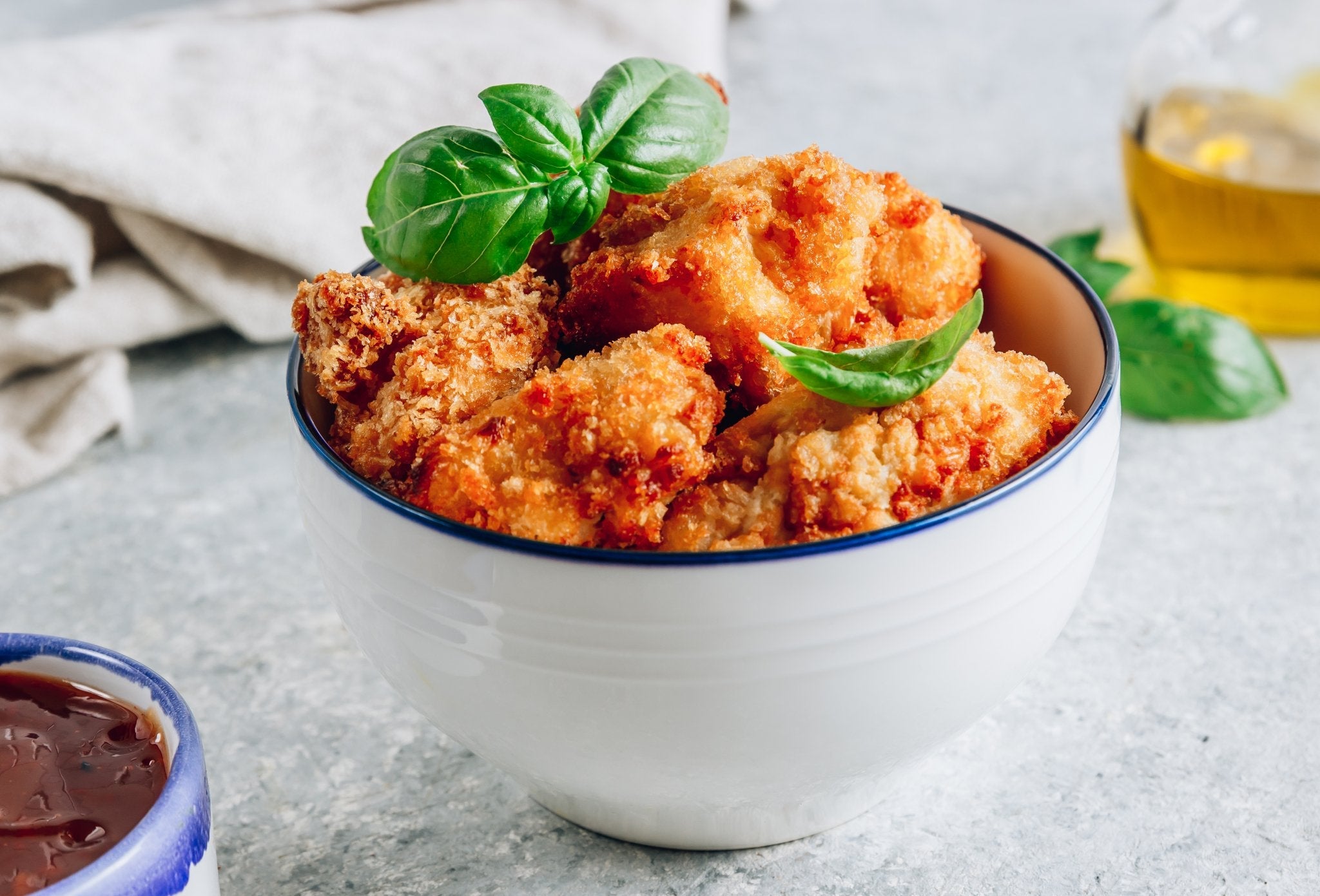 Knusprige CBD-infundierte Blumenkohl-BBQ-Flügel - Bud Brothers