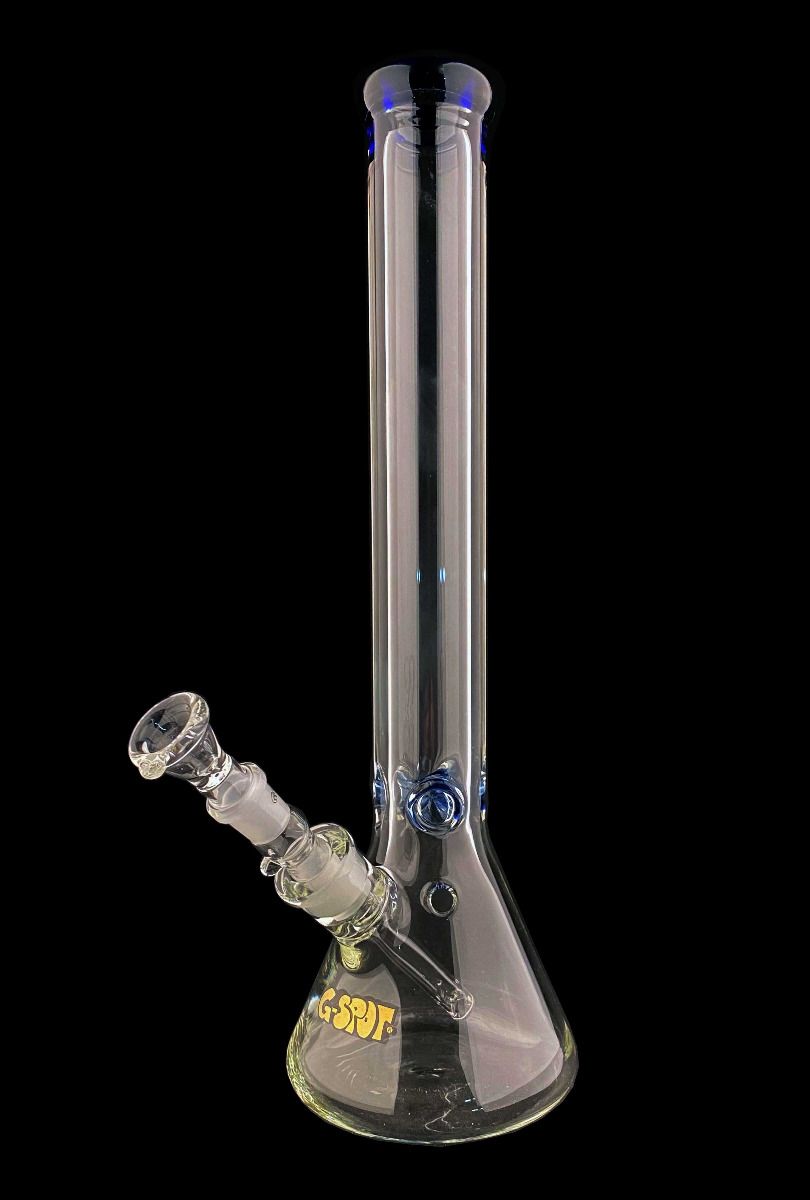 G - Spot Goldserie Beakerbong | 50 x 450 x 9mm | mit Eiseinstichen| 3 - teilig - Bud Brothers