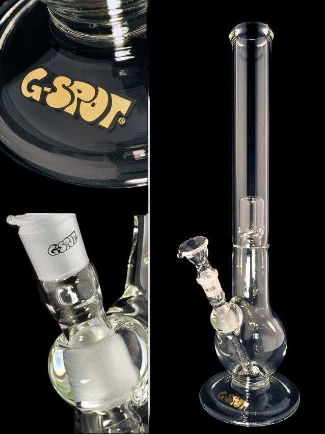 G-Spot Kugelbong Percolator | 50 x 500 x 5 mm | Panzerschliff | 3-teilig - Bud Brothers