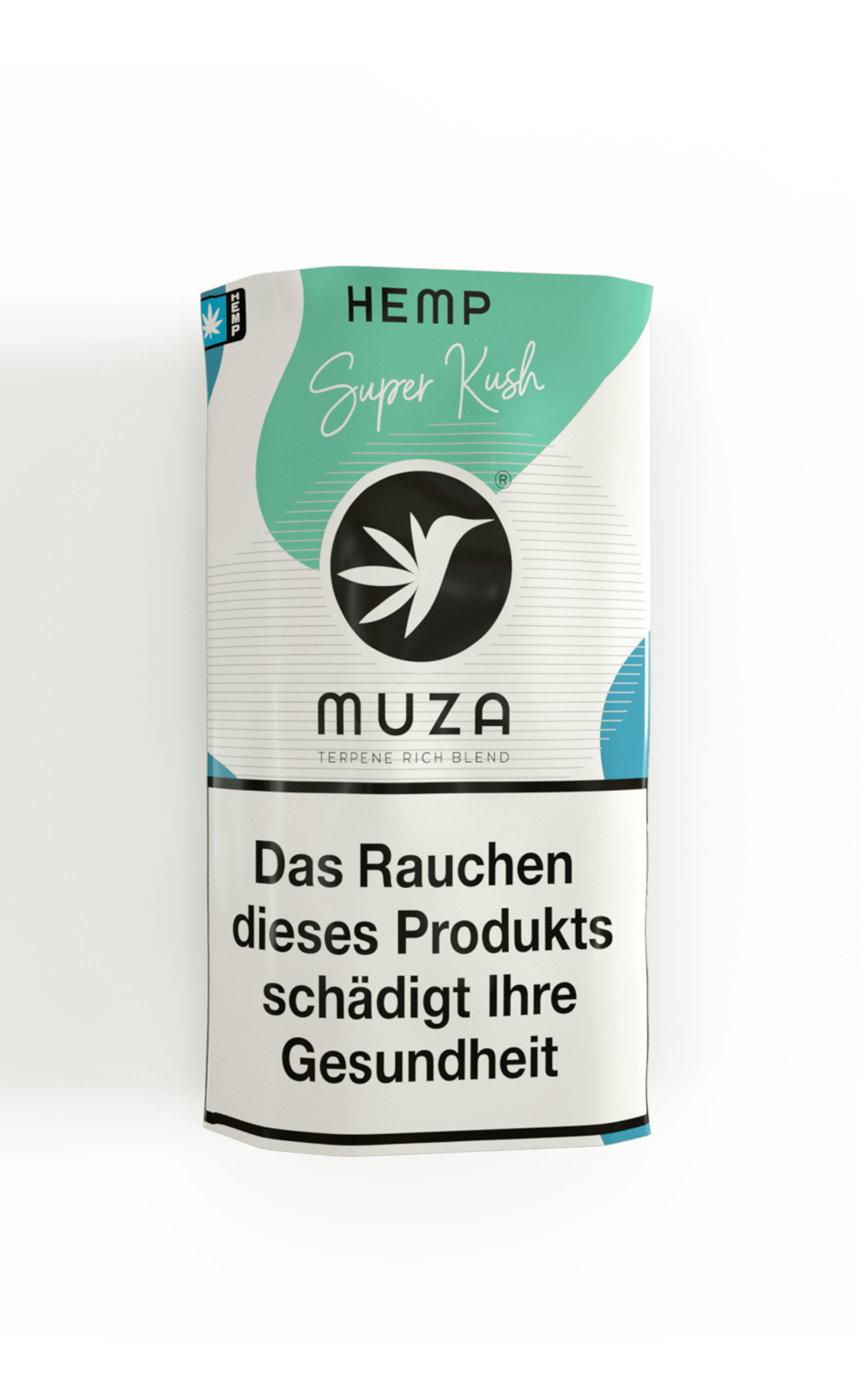 MUZA HEMP SUPER KUSH Tabakersatz, nikotinfrei, Hanffasern 10g - Bud Brothers